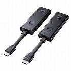 【サンワサプライ】ワイヤレス　HDMI　エクステンダー　HDMI接続　延長器　最大15m　4K