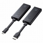 【サンワサプライ】ワイヤレス　HDMI　エクステンダー　USB　Type-C接続　延長器