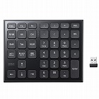 【サンワサプライ】ワイヤレステンキー　2.4GHz　静音　Excel　ショートカット　単四電池1本