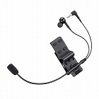 【サンワサプライ】ヘルメット用イヤホンマイク　ワイヤレスガイドシステム　MM-WGS4