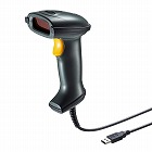 【サンワサプライ】バーコードリーダー　バーコードスキャナ　JANコード　レーザー　USB　有線