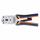 【サンワサプライ】かしめ工具（ラチェット付き）