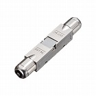 【サンワサプライ】フィールド中継アダプタ　LAN　CAT6A　コネクタ不要　STP　UTP