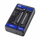 【サンワサプライ】LANケーブルテスター　RJ-45　RJ-11　親機・子機着脱可　LED表示