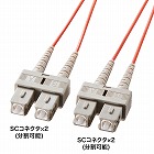 【サンワサプライ】光ケーブル（SC・SCコネクタ・20m・コア径62.5ミクロン）