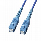 【サンワサプライ】光ファイバーケーブル　2m　1芯　光通信ケーブル　光ケーブル　シングルモード