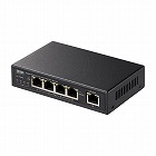 【サンワサプライ】ギガビット対応PoEスイッチングハブ　5ポート　PoE＋対応　IEEE