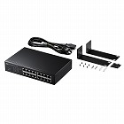 【サンワサプライ】Giga対応スイッチングハブ　16ポート　ループ検知機能　ギガビット　電源内蔵
