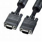 【サンワサプライ】ナイロンメッシュディスプレイケーブル（アナログRGB・10m）