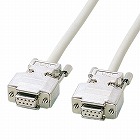 【サンワサプライ】RS-232Cケーブル　5m　D-sub9pinメス