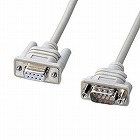 【サンワサプライ】RS-232Cケーブル　2m　エコ　D-sub9pinオス