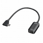 【サンワサプライ】USB　Type　C-HDMI変換アダプタ　4K/30Hz　L字