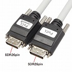 【サンワサプライ】カメラリンクケーブル　PoCL　SDR26pinオス‐SDR26pinオス　1m