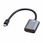 【サンワサプライ】ミニDisplayPort-HDMI　変換アダプタ　HDR対応
