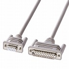 【サンワサプライ】RS-232C変換ケーブル　2m　エコ　D-sub9pinメス