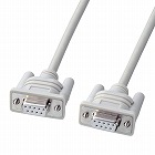 【サンワサプライ】RS-232Cケーブル　2m　エコ　D-sub9pinメス