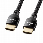 【サンワサプライ】ハイスピードHDMIケーブル　ナイロンメッシュ　3m　ブラック　HEC対応