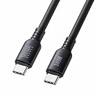 【サンワサプライ】Type-Cケーブル　シリコンケーブル　PD240W　USB2.0