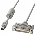 【サンワサプライ】RS-232C変換ケーブル　2m　ミニDIN8pin　-D-sub25pinオス