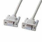 【サンワサプライ】RS-232Cケーブル　エコ　2m　D-sub9pinメス