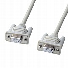 【サンワサプライ】RS-232Cケーブル　エコ　3m　D-sub9pinメス