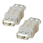 【サンワサプライ】USBアダプタ　USB　Aコネクタメス-USB　Aコネクタメス
