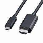 【サンワサプライ】USB　Type-C　-　HDMI変換ケーブル　5m　ブラック