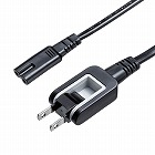【サンワサプライ】メガネ型コネクタ対応電源コード（2m・12A）