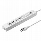 【サンワサプライ】電源タップ（2P・7個口・5m・一括集中スイッチ付・簡易袋パッケージ）