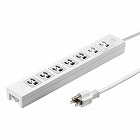 【サンワサプライ】電源タップ（3P・7個口・3m・5個口連動集中スイッチ付）