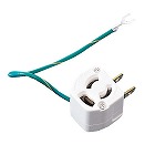 【サンワサプライ】3P→2P　L型変換アダプタ　3P　1個口