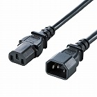 【サンワサプライ】電源コード(1.8m・12A・250V・ブラック）