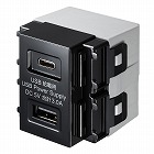 【サンワサプライ】埋込USB給電用コンセント　(Type-C搭載)
