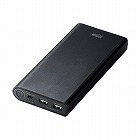 【サンワサプライ】USB　PD対応モバイルバッテリー　20100mAh　PD45W　Type-C