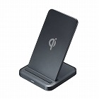【サンワサプライ】ワイヤレス充電スタンド　Qi対応　5W出力　置くだけ充電
