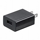 【サンワサプライ】USB充電器　1A　ブラック　絶縁キャップ　スマホ　USB扇風機充電