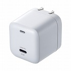 【サンワサプライ】USB　PD対応キューブ型AC充電器　PD20W　iPhone