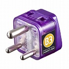 【サンワサプライ】電源変換アダプタ　旅行　海外旅行　エレプラグW-B3　インド　東南アジア