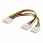 【サンワサプライ】電源ケーブル（0.15m・4pin電源オスー4pin電源メ）