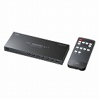 【サンワサプライ】4入力1出力HDMI切替器（4K対応/シームレス切替/リモコン付き）