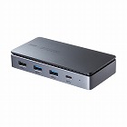 【サンワサプライ】USB　Type-Cドッキングステーション（HDMI/VGA・2画面出力対応）