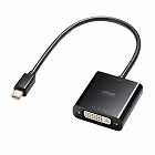 【サンワサプライ】Mini　DisplayPort-DVI変換アダプタ(Activeタイプ)