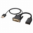 【サンワサプライ】DVI-DisplayPort変換アダプタ(4K/30Hz)