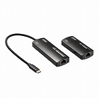 【サンワサプライ】USB　Type　C-HDMI変換エクステンダー(4K対応）