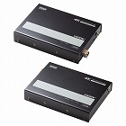 【サンワサプライ】光ファイバHDMIエクステンダー(4K対応・300m延長）