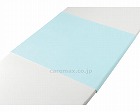 介援隊　トリコットパイル防水シーツ　サックス
