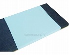 ブルー防水シーツ　スムースニット　レギュラーサイズ　ブルー(サックス)