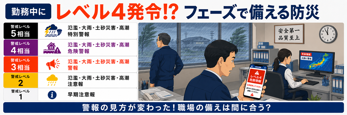 フェーズで揃える防災